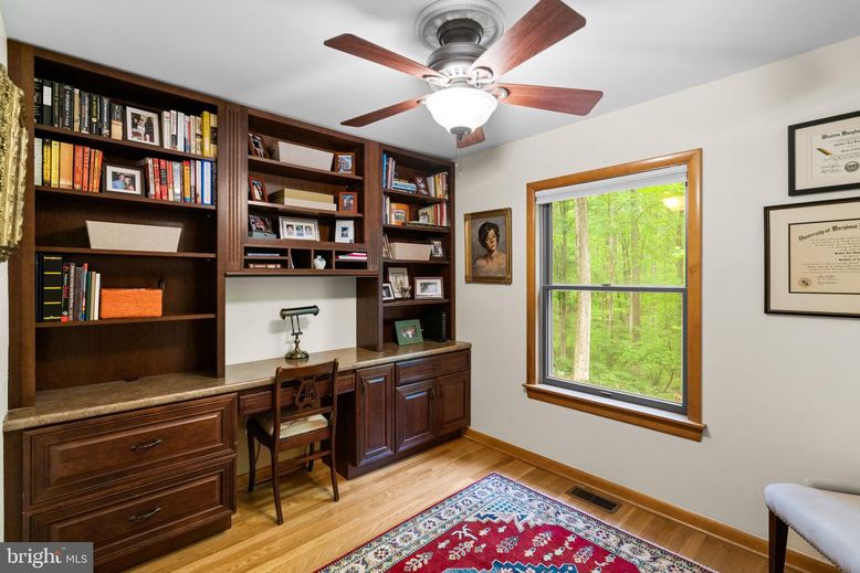 Home Office, Interior, Wood Texture Flooring