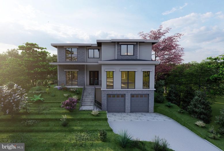 Attached, Exterior, Facade, Modern