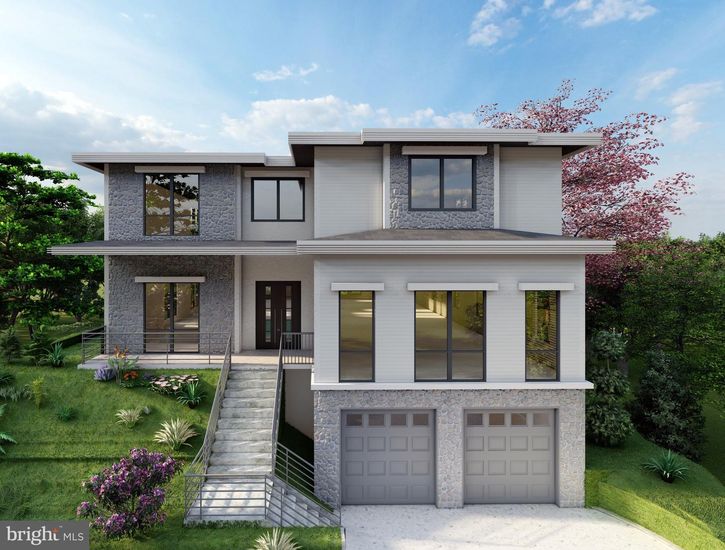Attached, Exterior, Facade, Modern