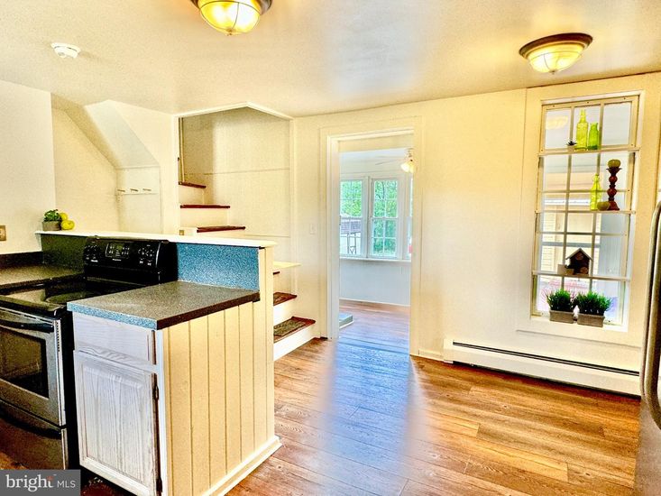 Interior, Kitchen, Wood Texture Flooring