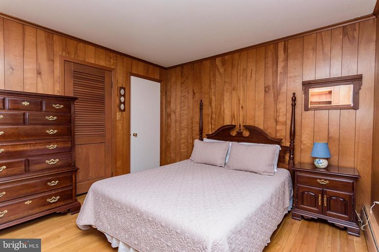 Bedroom, Interior, Wood Texture Flooring, Wooden Walls
