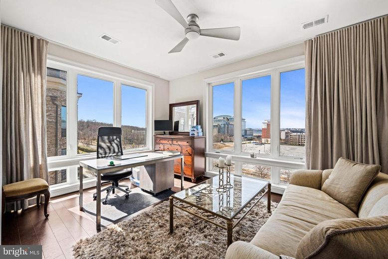 Home Office, Interior, Wood Texture Flooring