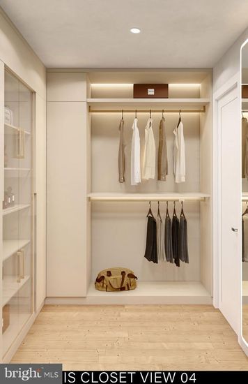 Interior, Recessed Lighting, Walk-in Closets, Wood Texture Flooring