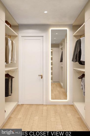 Interior, Recessed Lighting, Walk-in Closets, Wood Texture Flooring