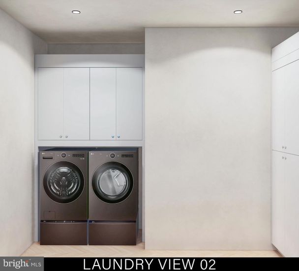 Interior, Recessed Lighting, Washer
