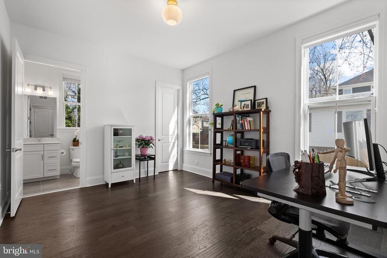 Home Office, Interior, Wood Texture Flooring