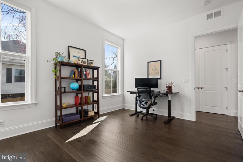 Home Office, Interior, Wood Texture Flooring