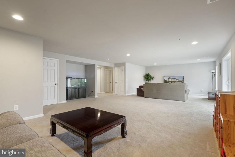 Interior, Living room, Recessed Lighting