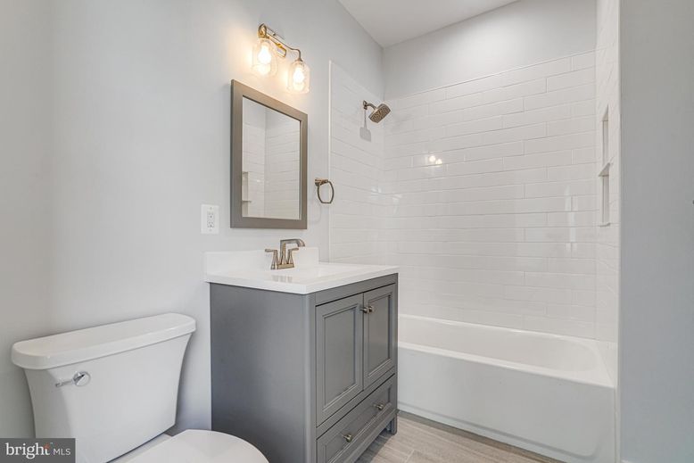 Bathroom, Interior, Wood Texture Flooring