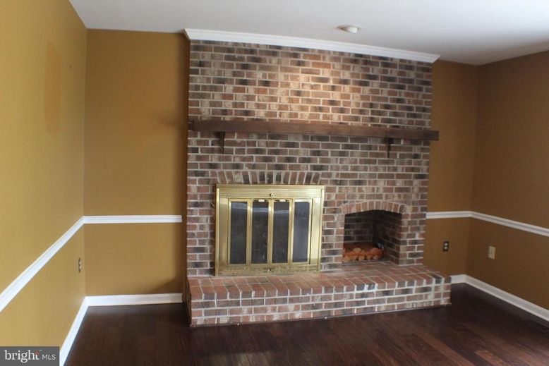 Fireplace, Interior, Stone Walls, Wood Texture Flooring