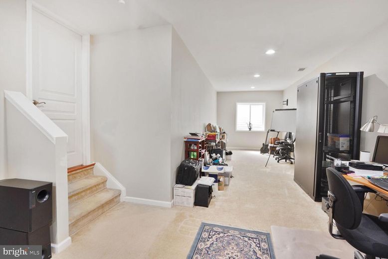 Home Office, Interior, Recessed Lighting
