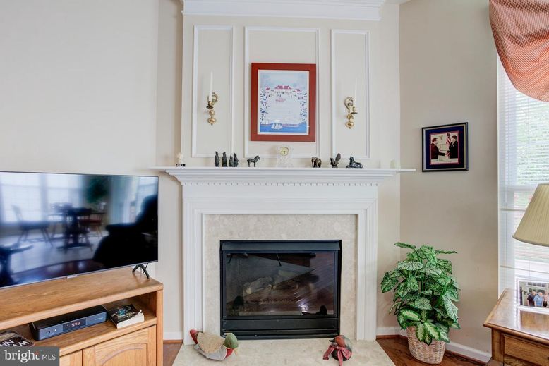 Fireplace, Interior, Wood Texture Flooring