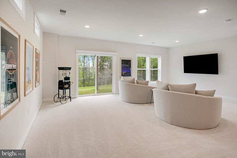 Interior, Living room, Recessed Lighting