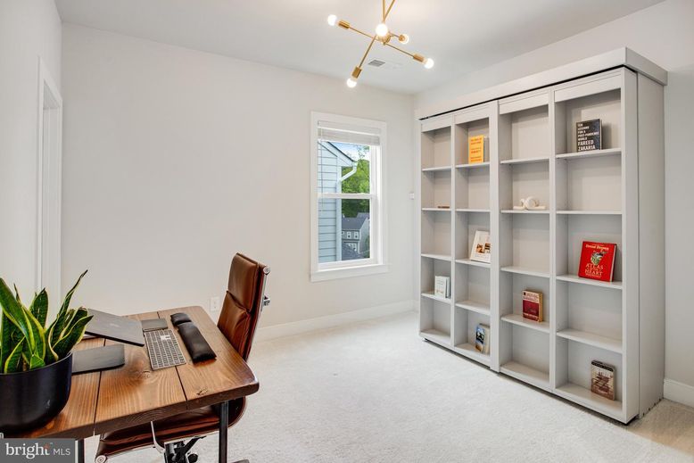 Home Office, Interior, Pendant Lights