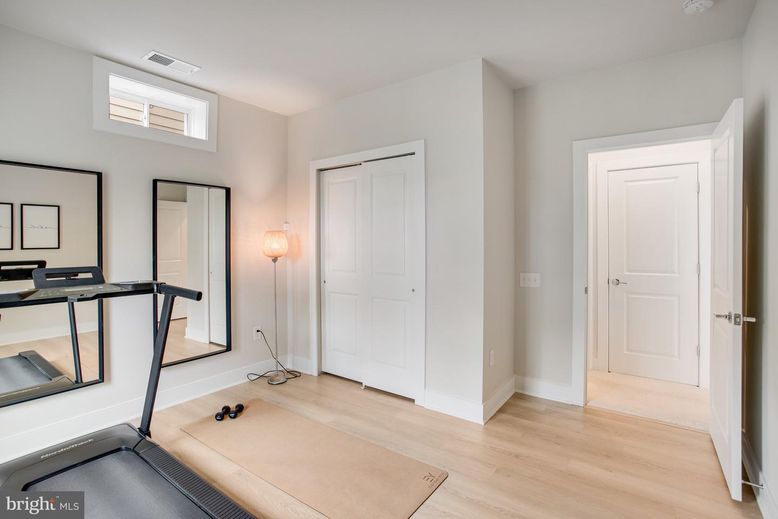 Fitness Equipment, Interior, Wood Texture Flooring