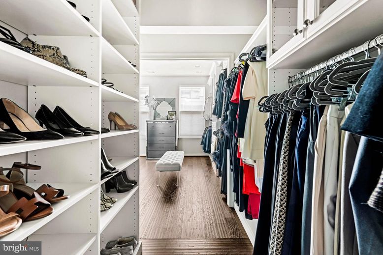 Interior, Walk-in Closets, Wood Texture Flooring