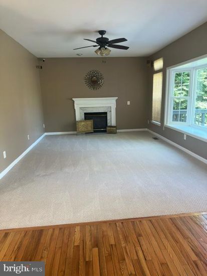 Empty room, Fireplace, Interior, Wood Texture Flooring