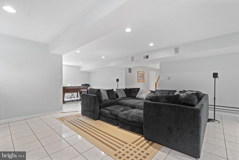 Interior, Living room, Recessed Lighting