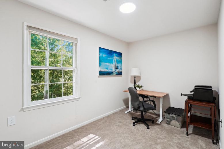 Home Office, Interior, Recessed Lighting