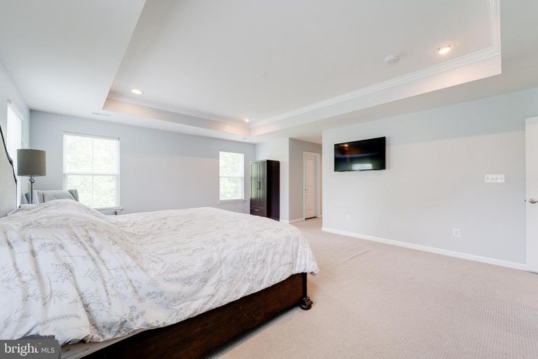 Bedroom, Interior, Recessed Lighting