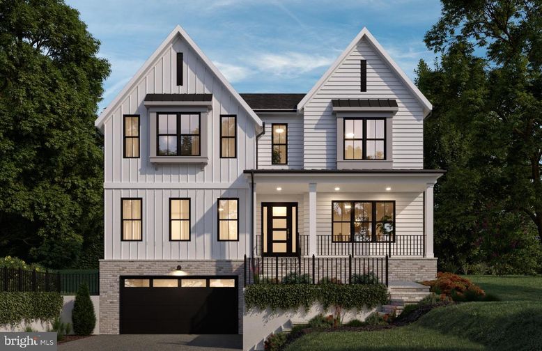 Attached, Exterior, Facade, Farmhouse