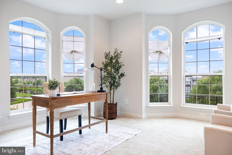 Home Office, Interior, Recessed Lighting