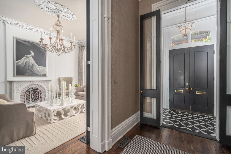 Chandelier, Interior, Wood Texture Flooring