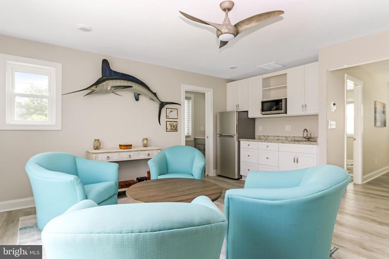 Interior, Kitchen, Living room, Stainless Steel Appliances, Wood Texture Flooring