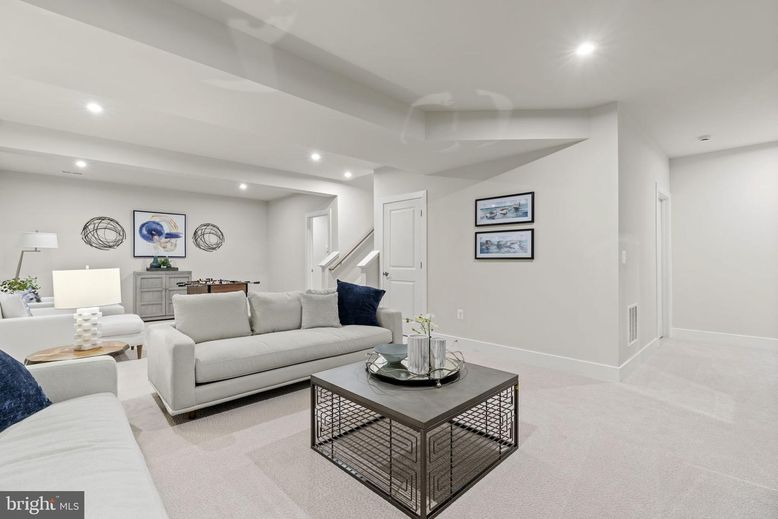 Interior, Living room, Recessed Lighting