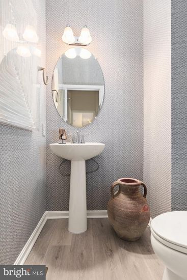 Bathroom, Interior, Wood Texture Flooring