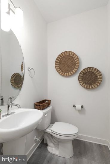 Bathroom, Interior, Wood Texture Flooring