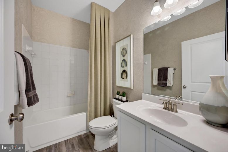 Bathroom, Interior, Wood Texture Flooring