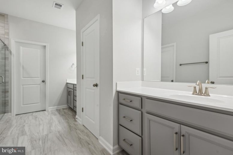 Bathroom, Dual Sink Vanities, Interior, Marble