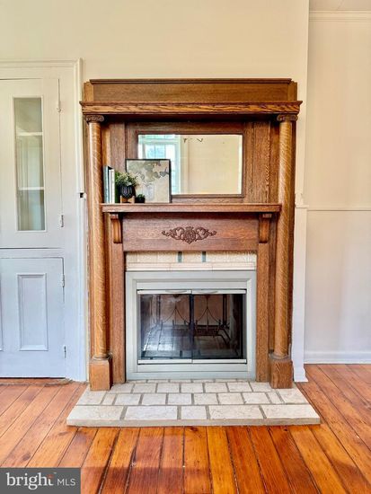 Fireplace, Interior, Wood Texture Flooring