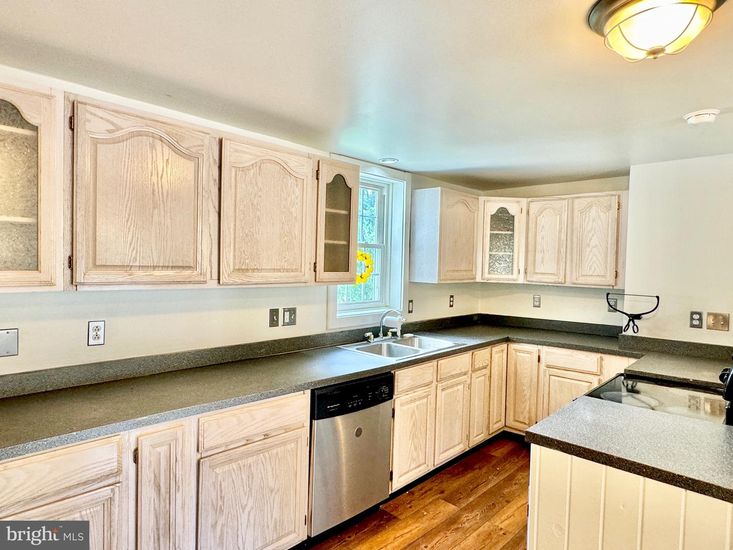 Interior, Kitchen, Wood Texture Flooring