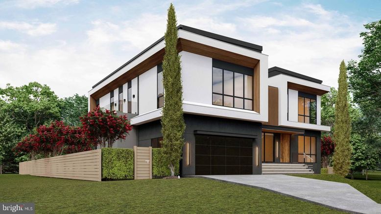 Attached, Backyard, Exterior, Facade, Modern