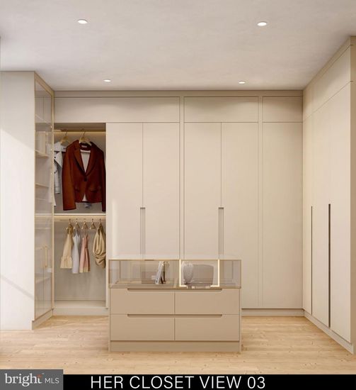 Interior, Recessed Lighting, Walk-in Closets, Wood Texture Flooring