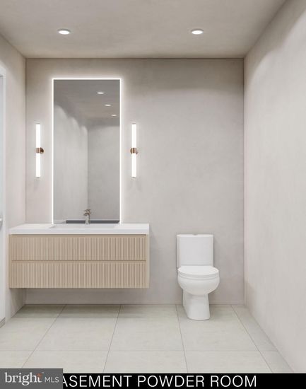 Bathroom, Interior, Recessed Lighting