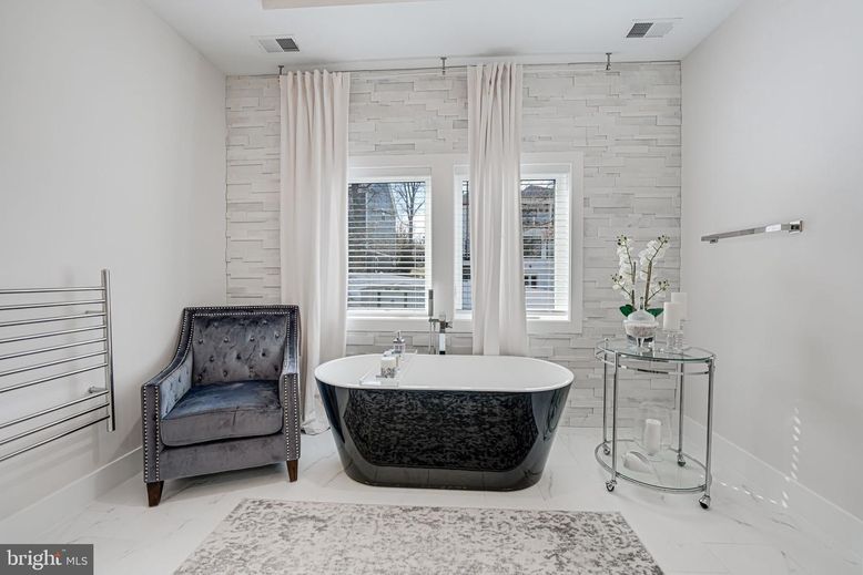 Bathroom, Free Standing Baths, Interior, Marble