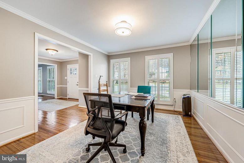 Home Office, Interior, Wood Texture Flooring