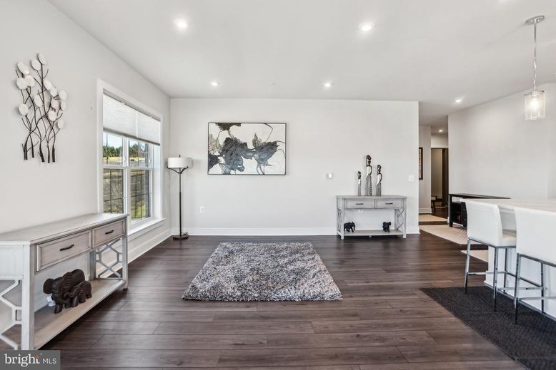 Interior, Pendant Lights, Recessed Lighting, Wood Texture Flooring