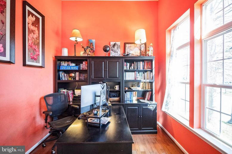 Home Office, Interior, Wood Texture Flooring