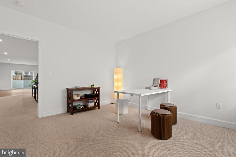 Home Office, Interior, Recessed Lighting