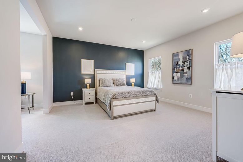 Bedroom, Interior, Recessed Lighting