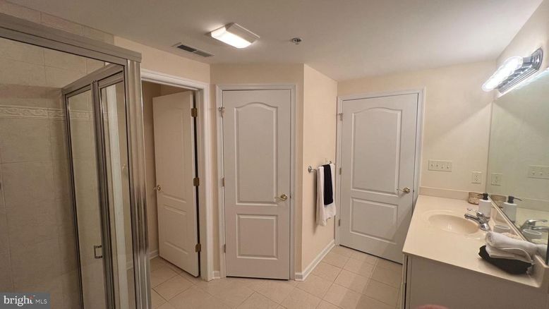 Bathroom, Dual Sink Vanities, Glass Shower, Interior