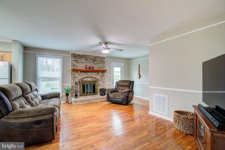 Fireplace, Interior, Living room, Stone Walls, Wood Texture Flooring