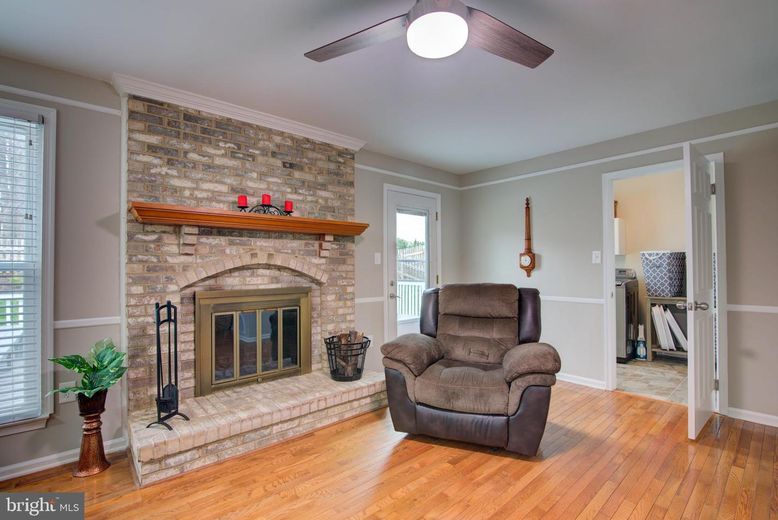 Fireplace, Interior, Stone Walls, Wood Texture Flooring
