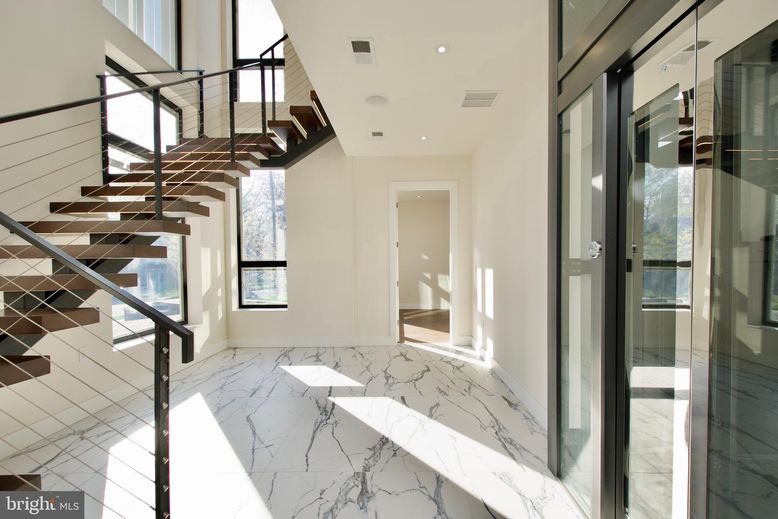 Interior, Marble, Recessed Lighting