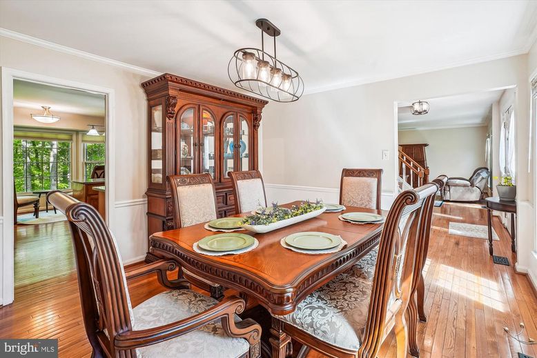 Dining room, Interior, Wood Texture Flooring