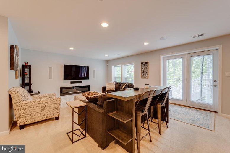 Interior, Living room, Recessed Lighting